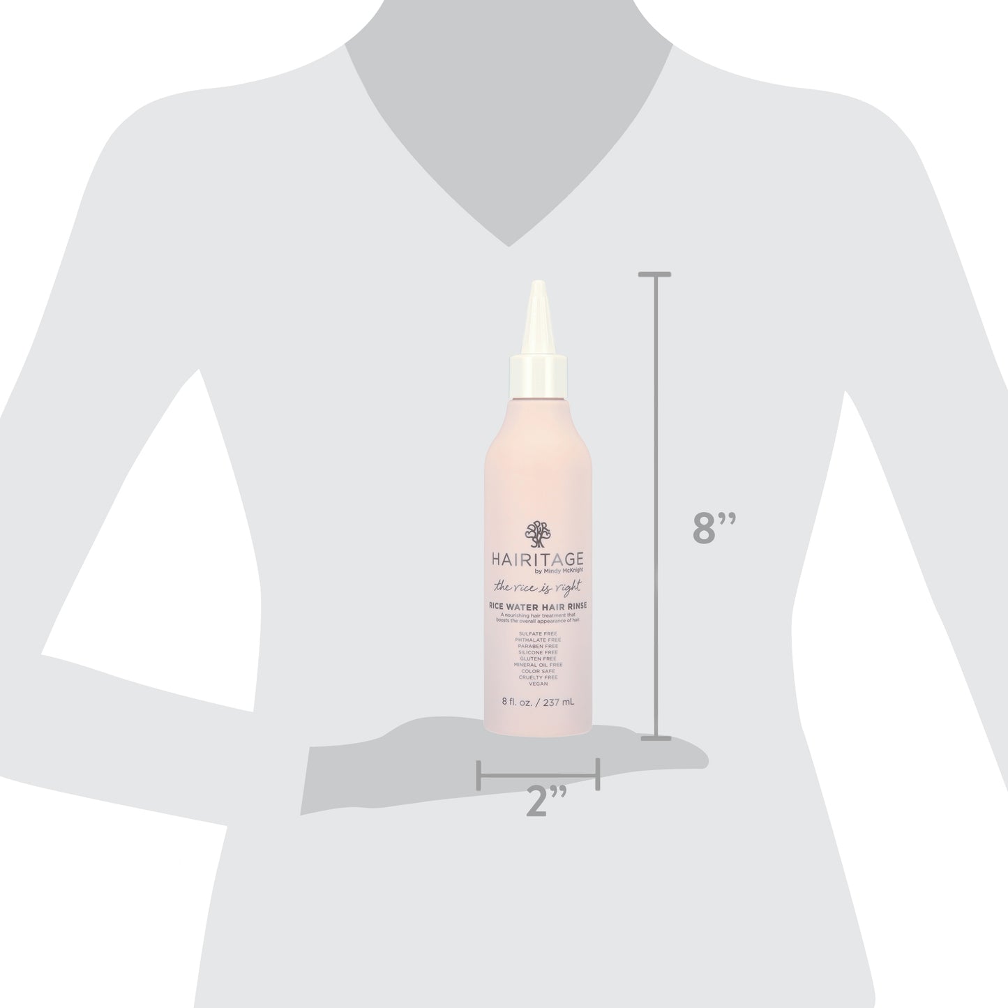 Rice Water Scalp Cleansing Treatment Rinse - 8 oz