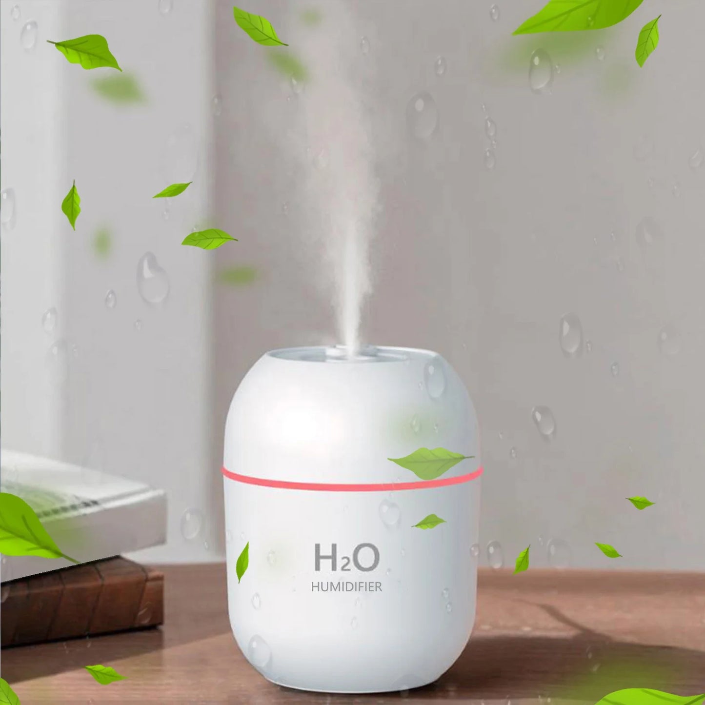 USB Rechargeable Portable Humidifier for Home and Office - Ideal for Bedroom Hydration