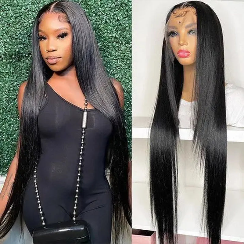 Tuneful Honey Blonde 13X6 HD Transparent Lace Front Wig Human Hair Pre Plucked Honey Blonde Wig Human Hair 180% Density Lace Frontal Wigs Colored 27# Summervibes