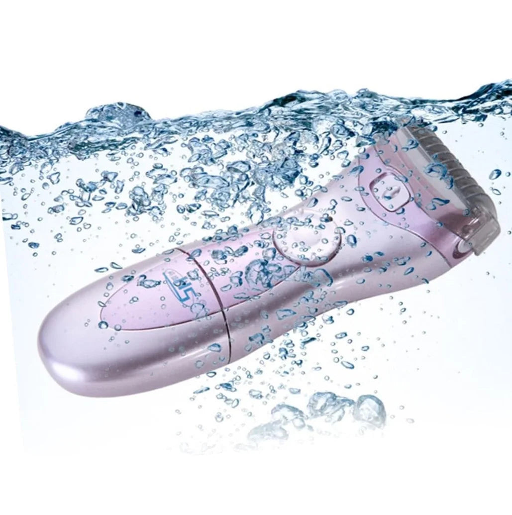 Electric Razor for Women - Wet & Dry Bikini Shaver, Painless Facial and Body Hair Remover, Portable Waterproof Trimmer for Legs and Underarms