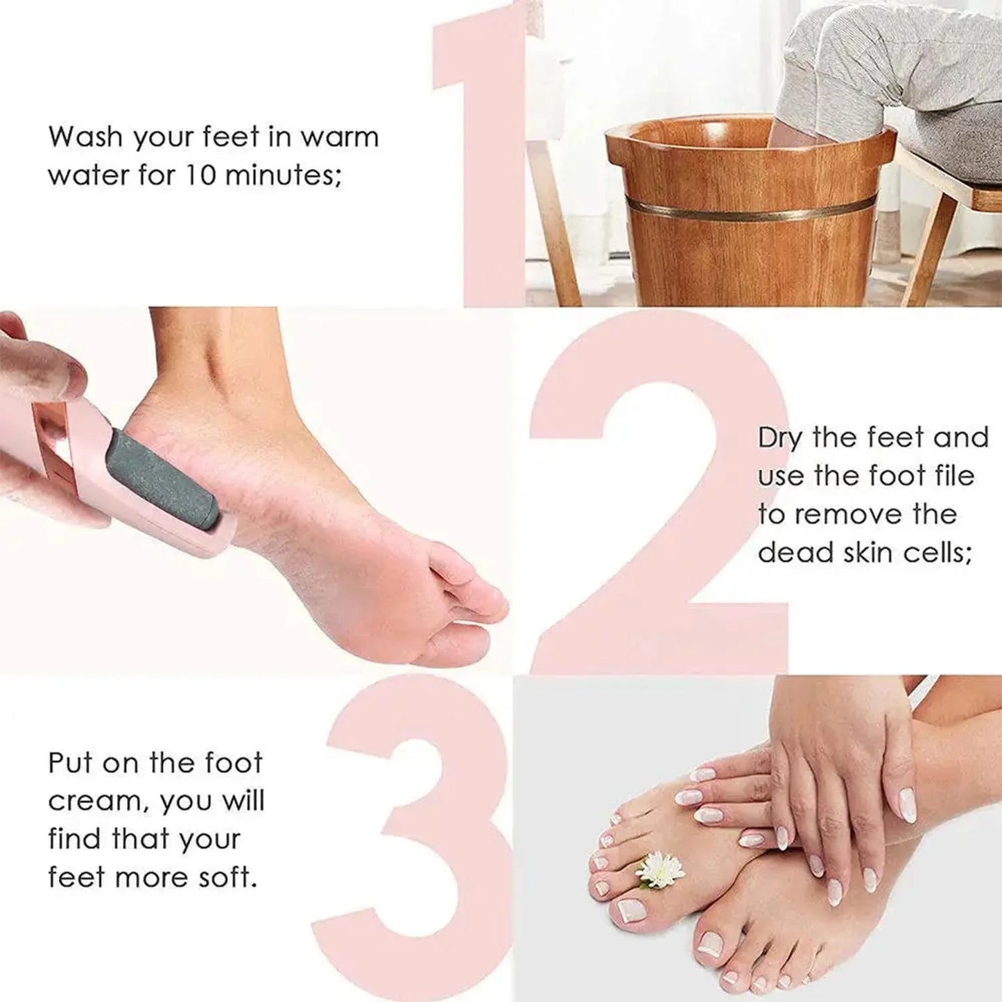 Professional Pedicure Electronic Callus Remover and Foot Care Tool