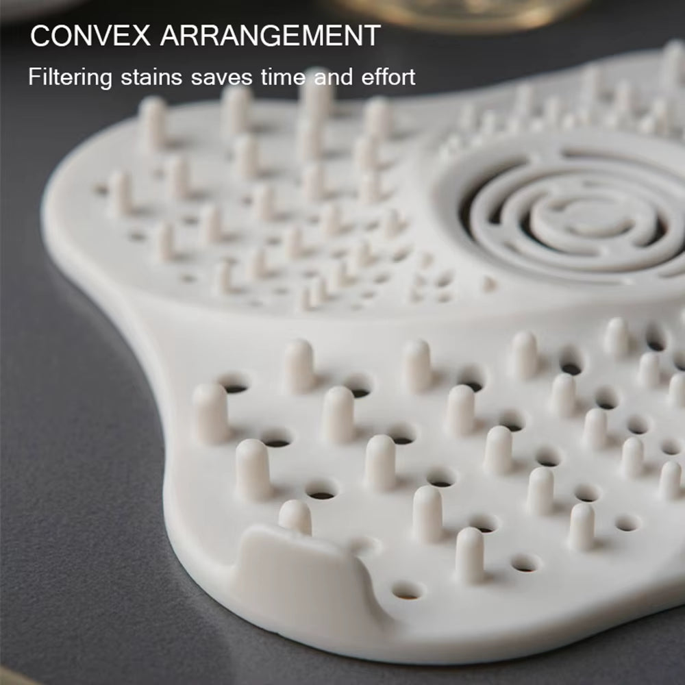 Anti-Blocking Hair Catcher and Drain Stopper for Shower and Sink - Floor Drain Covers and Strainers for Bathroom and Kitchen Use
