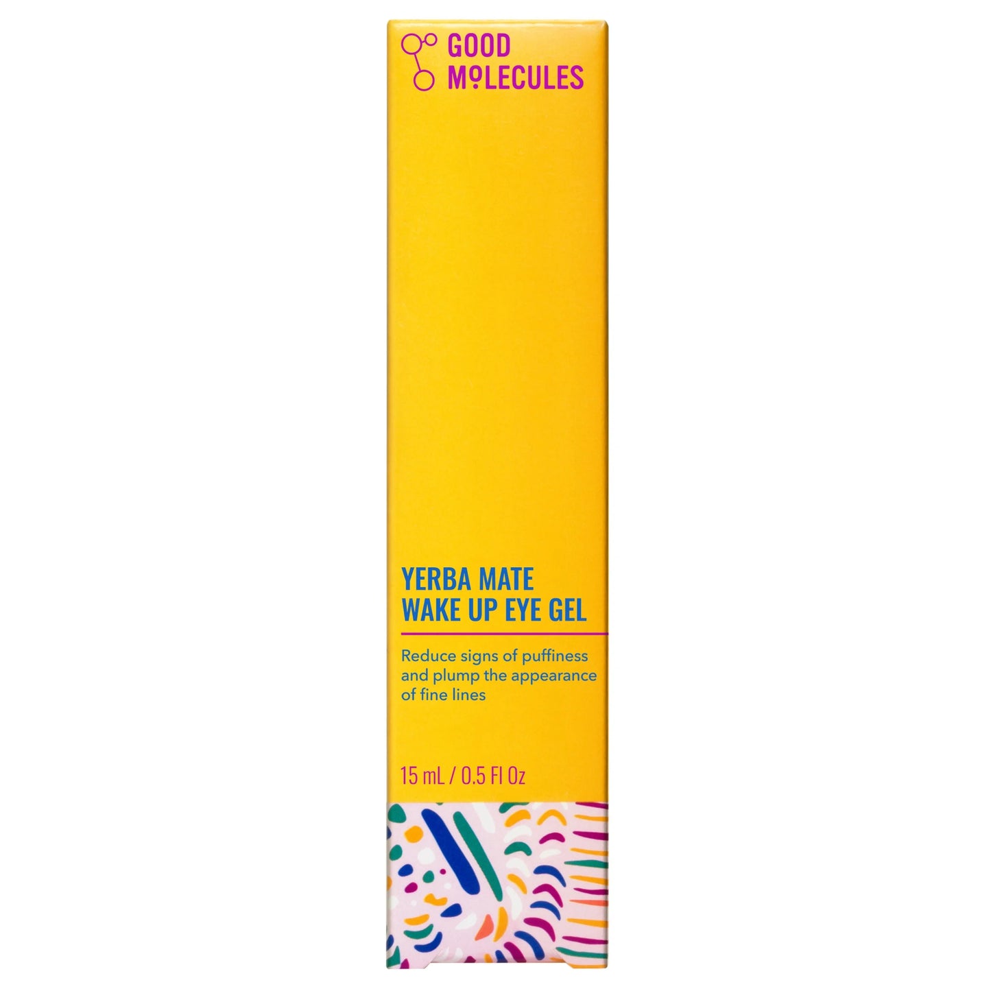 Yerba Mate Revitalizing Eye Gel - Hydrating Undereye Cream with Hyaluronic Acid & Caffeine, Formulated to Reduce Dark Circles and Puffiness, 0.5 Fl Oz