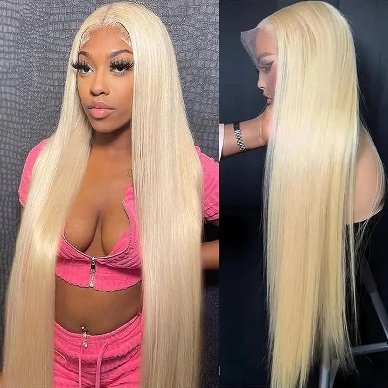 Tuneful Honey Blonde 13X6 HD Transparent Lace Front Wig Human Hair Pre Plucked Honey Blonde Wig Human Hair 180% Density Lace Frontal Wigs Colored 27# Summervibes
