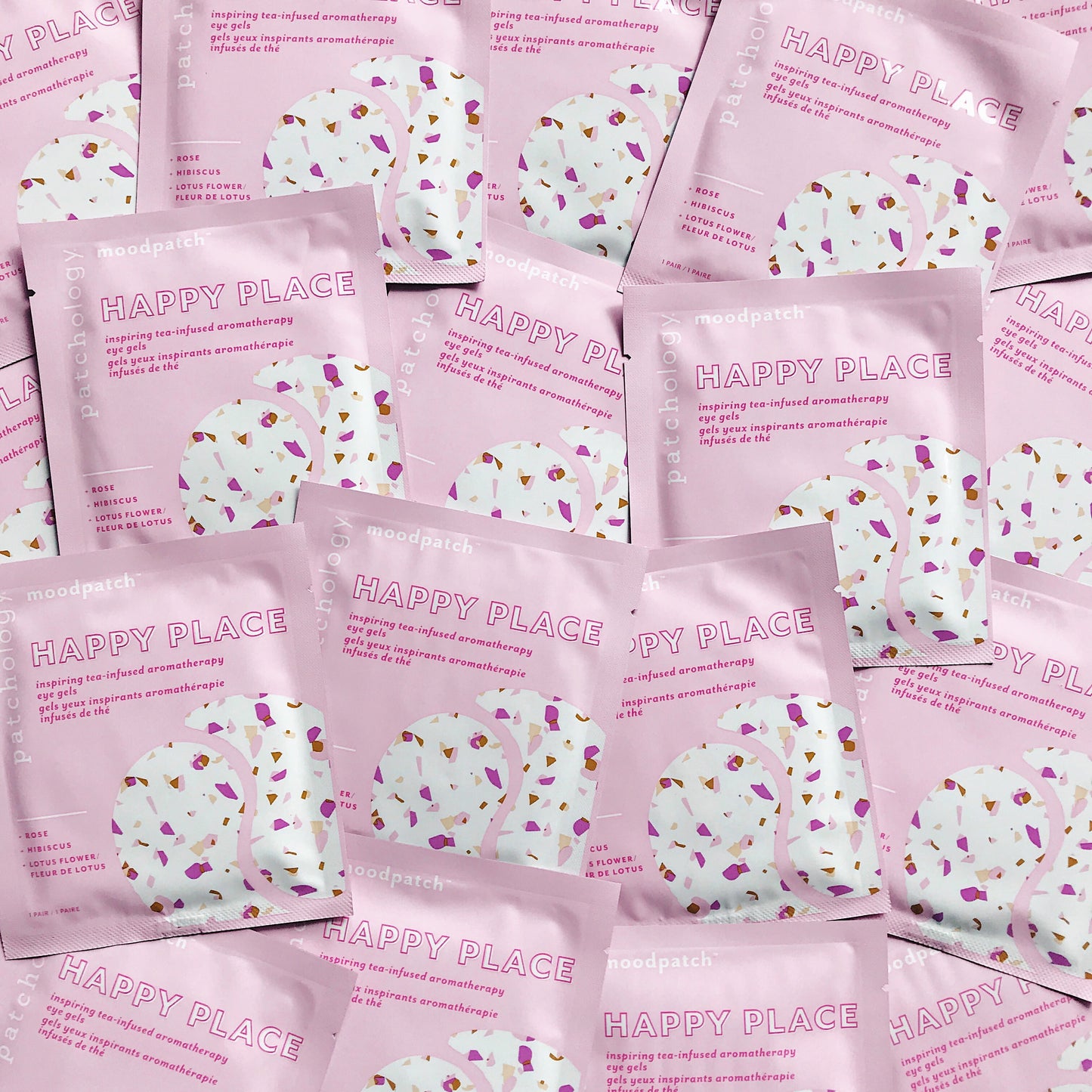 Moodpatch Happy Place Under Eye Gels for Puffiness and Wrinkle Reduction