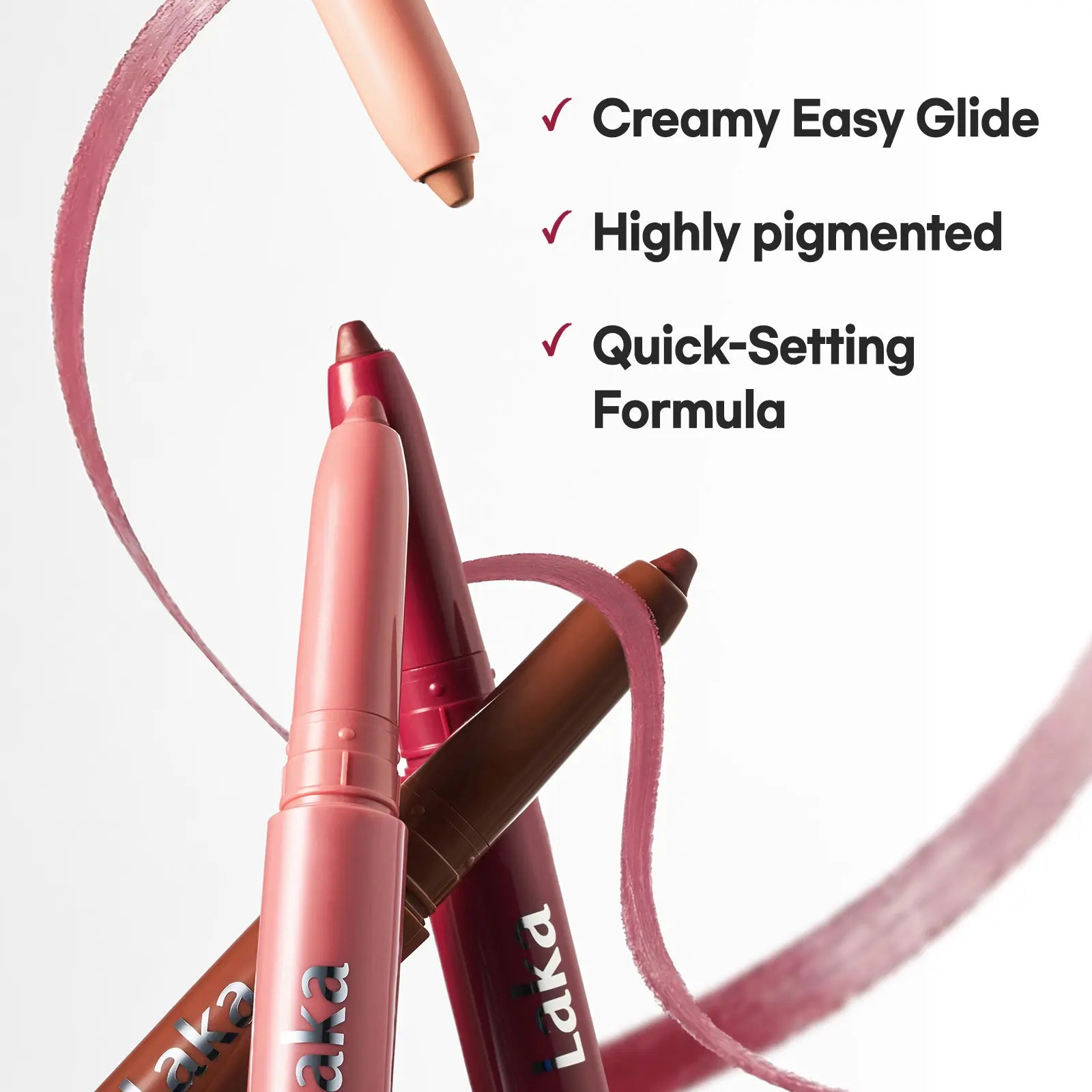 [Laka] Easy Glide Lip Liner — Creamy, Blendable Color with Smooth Application, Summervibes