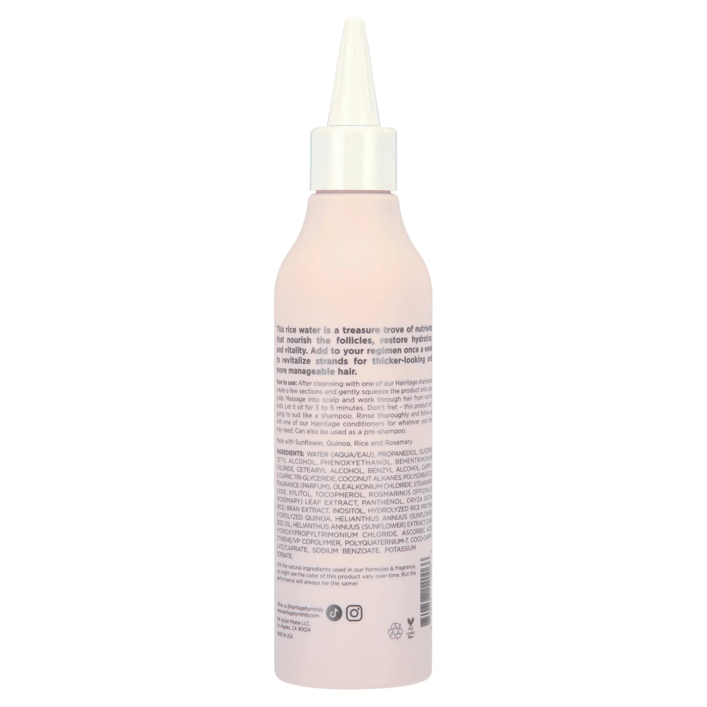Rice Water Scalp Cleansing Treatment Rinse - 8 oz