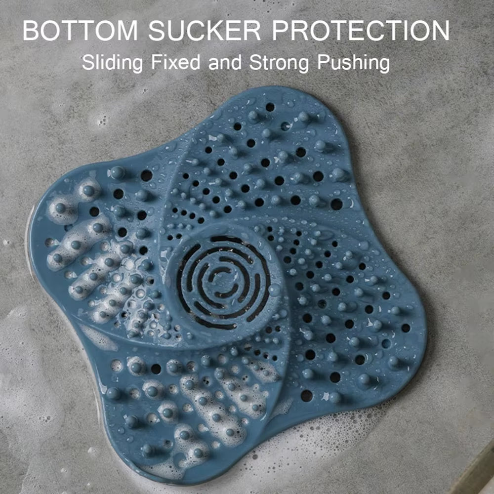 Anti-Blocking Hair Catcher and Drain Stopper for Shower and Sink - Floor Drain Covers and Strainers for Bathroom and Kitchen Use