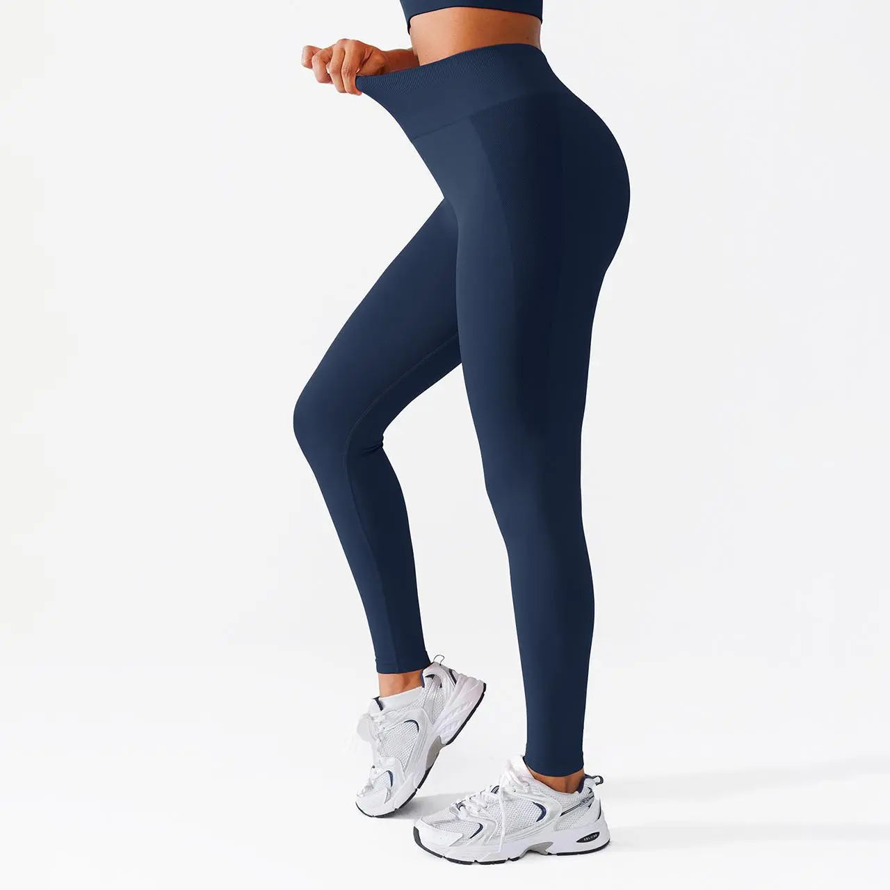 BRXL Brxlgrit 【Discount for Live】2Nd Gen Seamless Yoga Pants with Lycra Blend – Upgraded Peach Hip Lifting 3-Layer Waistband Enhanced Quick-Dry Tummy Control All-Season Wear-Brxl-1