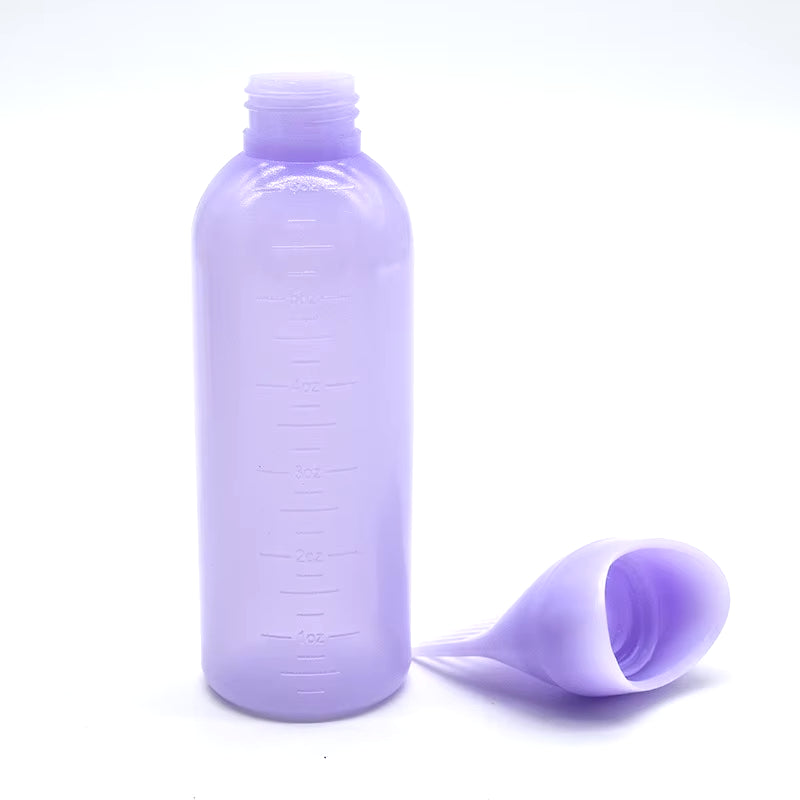 Professional Hair Oil Applicator Bottle with Comb - 3 Color Options for Salon Hair Dyeing and Coloring Supplies