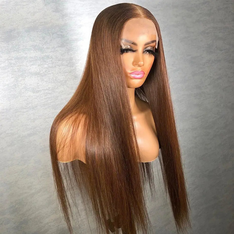 Tuneful Honey Blonde 13X6 HD Transparent Lace Front Wig Human Hair Pre Plucked Honey Blonde Wig Human Hair 180% Density Lace Frontal Wigs Colored 27# Summervibes