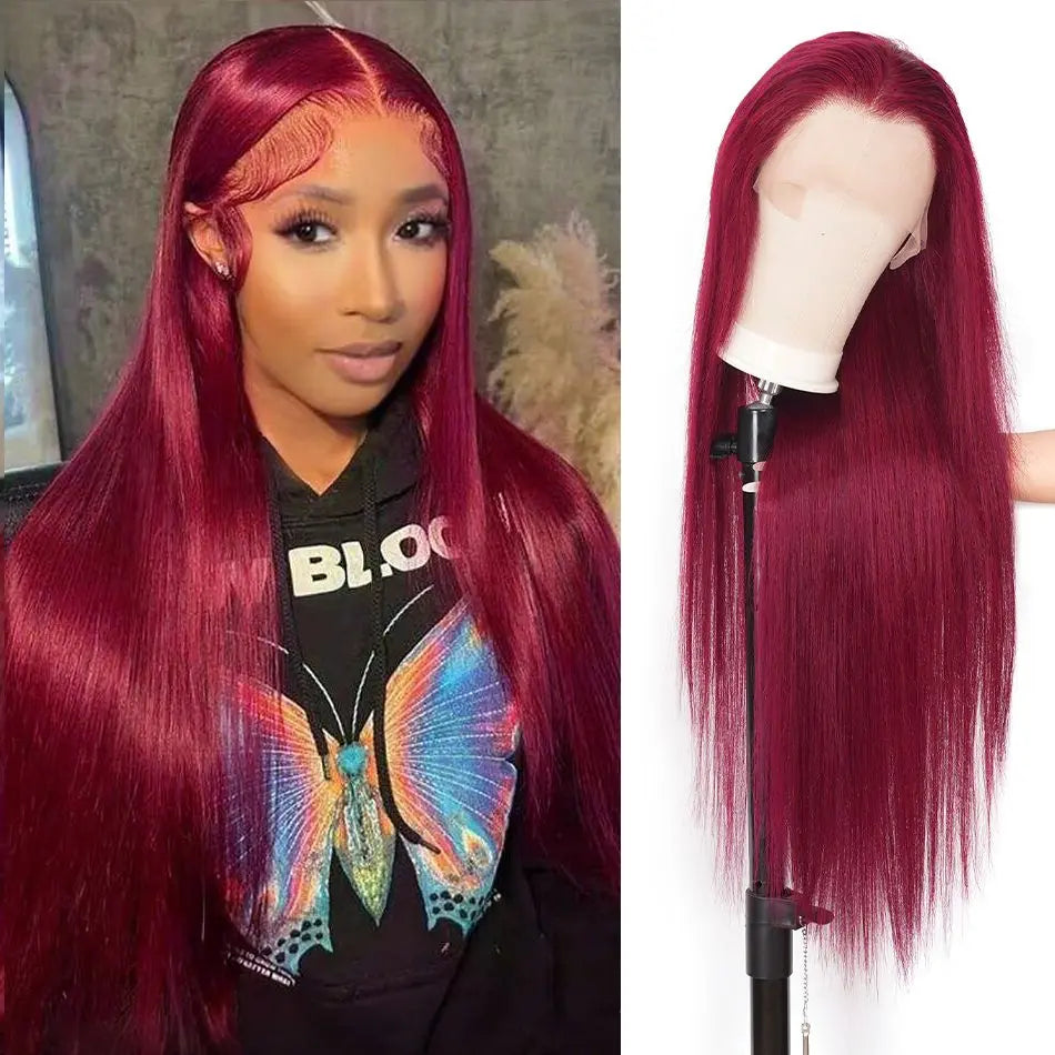 Tuneful Honey Blonde 13X6 HD Transparent Lace Front Wig Human Hair Pre Plucked Honey Blonde Wig Human Hair 180% Density Lace Frontal Wigs Colored 27# Summervibes