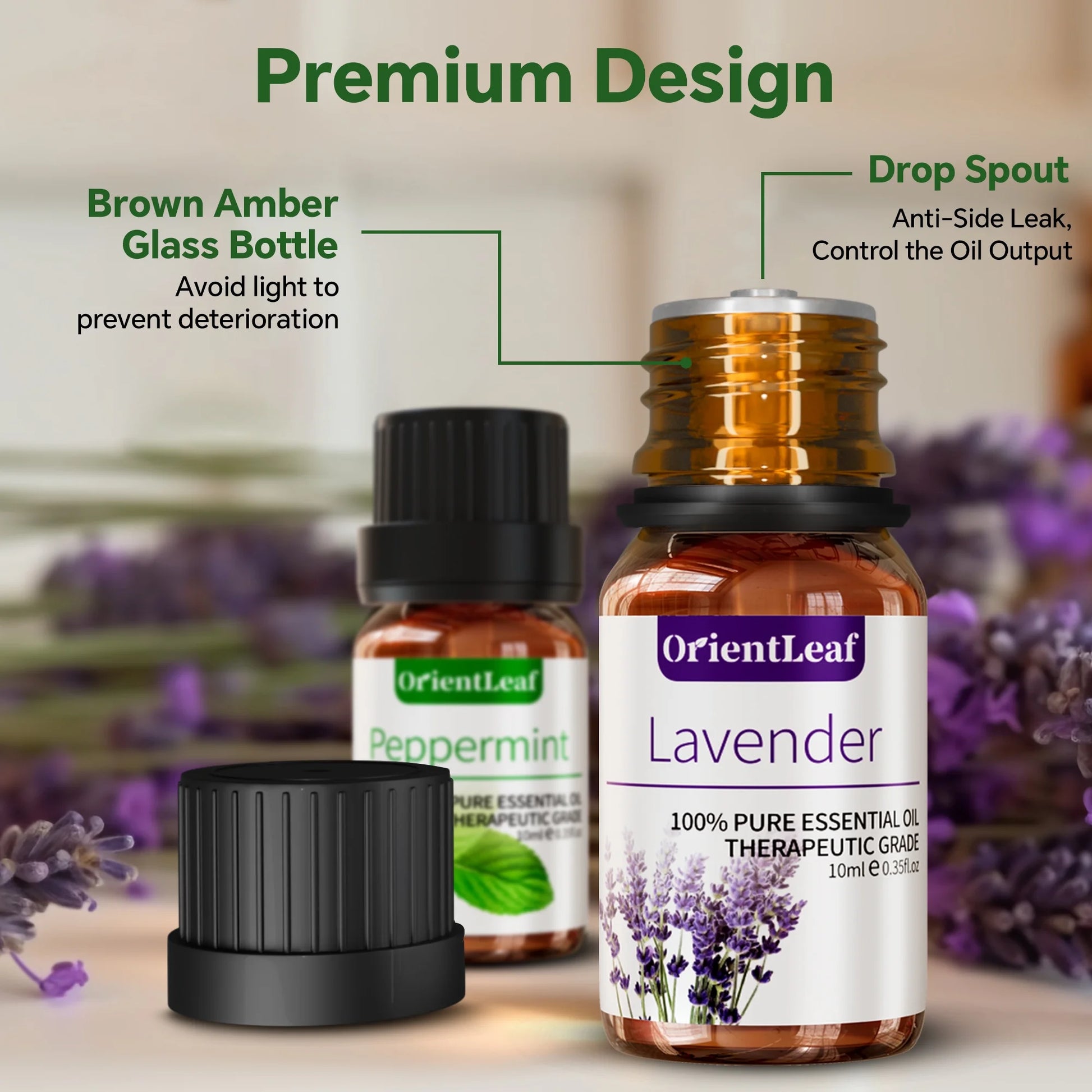 Premium Essential Oil Collection - 100% Pure Oils for Diffusers, Aromatherapy, Sleep, Massage, and DIY Projects - Thoughtful Gift Set for Women with Greeting Card