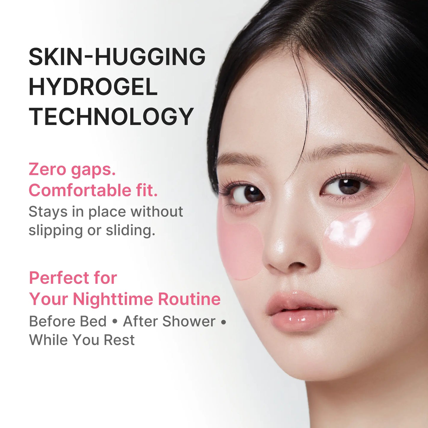 [NEW] [Medicube] PDRN Pink Caffeine Collagen Eye Patch for Night CareㅣFuller-Looking Eye Area, Under-Eye Puffiness, Dark Circles Care for Smooth, Radiant & Youthful-Looking | Korean Skincare, K-Beauty