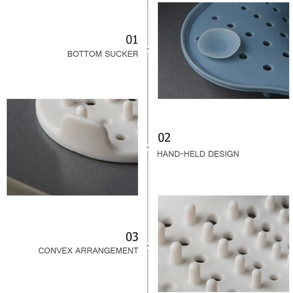 Anti-Blocking Hair Catcher and Drain Stopper for Shower and Sink - Floor Drain Covers and Strainers for Bathroom and Kitchen Use