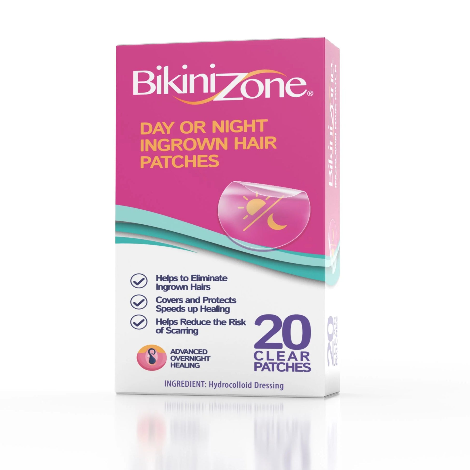 Day or Night Women's Ingrown Hair Aftershave Treatment Patches, 20 Count