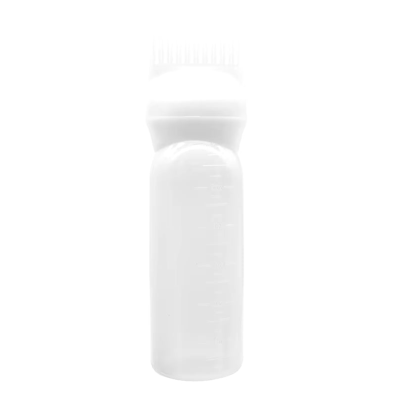 Professional Hair Oil Applicator Bottle with Comb - 3 Color Options for Salon Hair Dyeing and Coloring Supplies