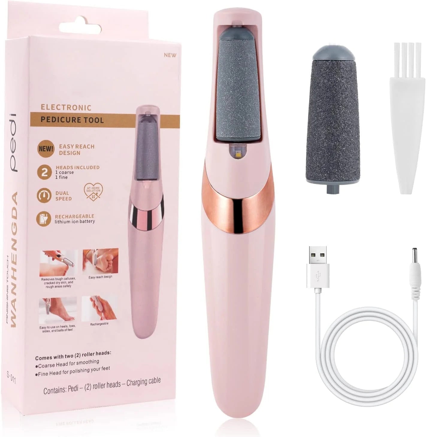 Professional Pedicure Electronic Callus Remover and Foot Care Tool